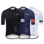 Men Cycling Jersey Raudax Classic Black Cycling Racing Tops Short Sleeve Cyclist Clothes Shirt Maillot Summer Bicycle Bike Wear 1