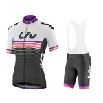 LIV Women 2025 Bicycle Clothing Triathlon Short Sleeve Cycling Jersey Sets Maillot Ropa Ciclismo MTB Clothing Cycling Jerseys 5