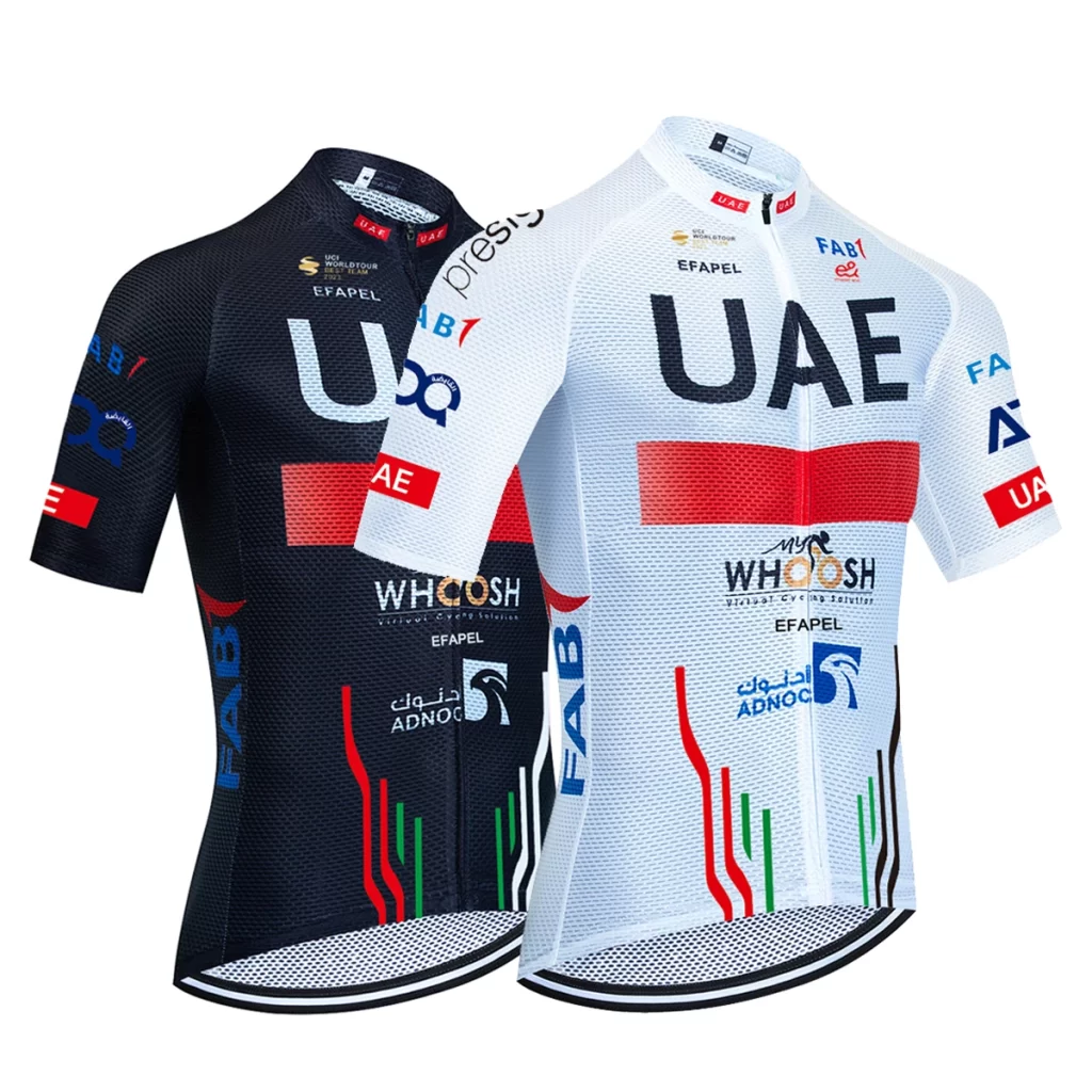 2025 White Cycling Jersey TEAM UAE Bike Vest Maillot Men Women Quick Dry Ropa Ciclismo Bicycle Jersey T-shirt 1