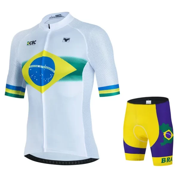 Brasil Team Summer Team Cycling Jersey Set Ciclismo Clothing MTB Bike Clothes Uniform Maillot Ropa Ciclismo Bicycle Suit Hombre 20