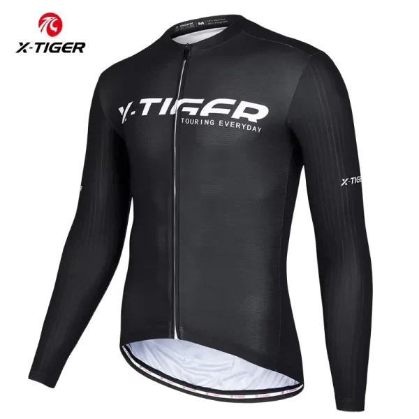 X-Tiger Cycling Jersey Breathable Quick Dry Long Sleeve Top Road Mountain Bike Shirt  Motocross Jersey Racing Jersey 9