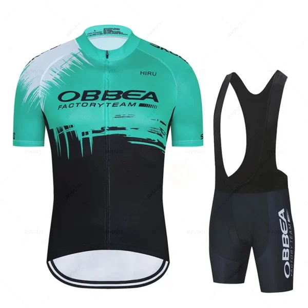 2025 Team Cycling Jersey Set Summer Ropa Ciclismo Men Hiru Short Sleeve Cycling Clothing Outdoor MTB Riding Bike Uniform Maillot 7